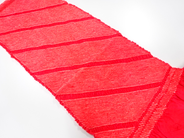 正絹　振袖用　絞り　帯揚げ